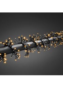 Konstsmide Led-lichtsnoer Kerstversiering buiten Micro-led clusterverlichting Cluster, 960 amberkleurige dioden (1 stuk) kerstboomverlichting zwart