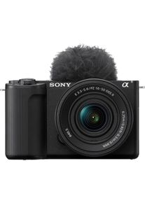 Sony Systeemcamera-body Alpha ZV-E10 II Spiegelloze APS-C-videocamera, 4K60p video, 4:2:2 10-bits opn., 26 MP systeemcamera's zwart