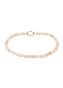 Tamaris Enkelkettinkje Sieraad Geschenk Roestvrijstalen Lichaamssieraad All About Beads dames enkelkettinkjes beige