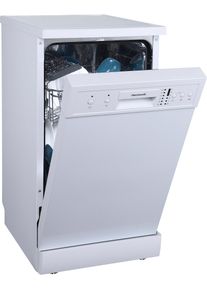 Hanseatic Vaatwasser HG4585E97636W vrijstaande vaatwassers wit