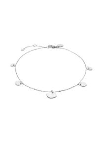 Liebeskind Berlin Enkelkettinkje Sieraden cadeau roestvrijstalen lichaamssieraad The Organic Treasure dames enkelkettinkjes zilver(kleur)