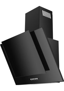 Amica Schuine wandkap KH 17118-1 S Ledverlichting afzuigkappen zwart