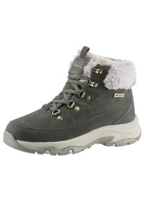 Skechers Winterlaarzen TREGO Chunky boots, vrijetijdsschoen, winterlaarzen met plateauzool dames winterlaarsjes maat 35 groen