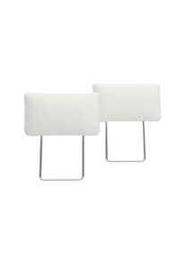 Places of Style Hoofdsteun Costello, B: 48 cm Set: 2 stuks, passend bij de serie (2 stuks) wit, toebehoren voor banken, 48 cm