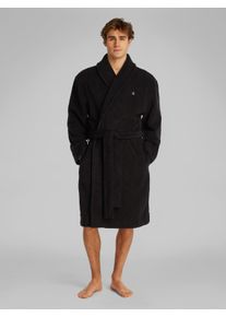 Calvin Klein Badjas ROBE met geborduurd logo heren badjassen maat L/XL zwart