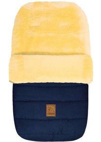 Heitmann Felle Voetenzak Eisbärchen - Lamsvacht wintervoetsak - Premium kwaliteit met echte lamsvacht, voor kinderwagen, buggy, 5 gordelsleuven,