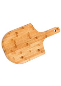 zeller Present Pizza snijplank Bamboo voor het serveren van pizza snijplanken maat - beige