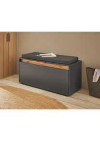 Inosign Bank GiRON/CiTY, Garderobebank met klep, Zitbank in vier kleuren veel opbergruimte, plaats voor ca. 8 paar schoenen, 100 cm breed (2 stuks)