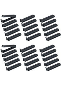 Wenko Sluitklem Model Tilly Sluitclips voor voedselzakken, geschikt voor de vriezer (set, 30-delig) accessoires zwart