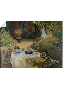 Artland Artprint In de tuin van Claude Monet in Argenteuil als artprint van aluminium, artprint voor buiten, artprint op linnen, poster in