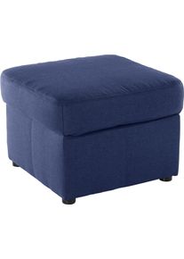 DOMO collection Hocker Bahia passend bij de "bahia"-serie hockers maat Structuur blauw
