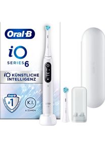 Oral-B Oral B Elektrische tandenborstel IO 6 met magnet technologie, display, 5 reinigingsstanden, reisetui mondverzorging wit