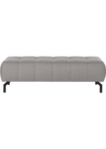 DOMO collection Hocker Cunelli passend bij de 'cunelli'-serie hockers maat Geweven stof grijs