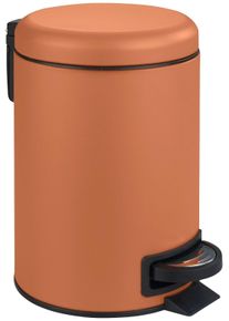 Wenko Tissue-emmer Leman 3 liter, bxdxh: 17x22,5x25 cm pedaalemmers oranje