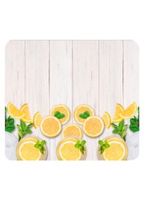 Wenko Kookplaatdeksel Multi Model Citroenen Spatscherm, fornuisscherm, snijplank, voor keramische kookplaten snijplanken beige