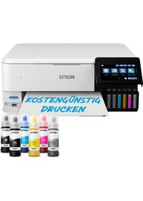 Epson Inkjetprinter EcoTank ET-8500 inkjetprinters wit