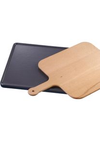 Bosch Baksteen HEZ327000 met houten spatel (2-delig) accessoires zwart