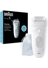 Braun Epilator Silk-épil 5 5-011 Wet&Dry, met opbergtas epileerapparaten grijs