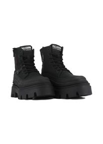 Palladium Veterschoenen PALLASQUAD ZIP TX Chunky boots, veterlaarzen met plateauzool van canvas dames veterlaarzen maat 40 zwart