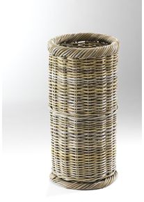 Locker Paraplustandaard rond, ø 28 cm, van rotan paraplustandaards grijs