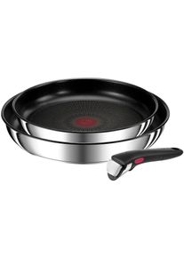 Tefal Pannenset Ingenio Preference, Pannenset afneembare handgreep, Antiaanbaklaag stapelbaar, ruimtebesparend, eenvoudige reiniging, inductie, l97394