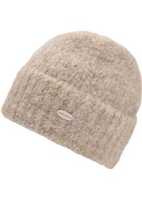 Chillouts Beanie Emma Hat is vormvast, onderhoudsvriendelijk, knuffelig zacht dames mutsen beige