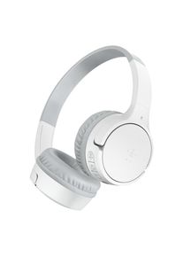 Belkin Kinder koptelefoon SOUNDFORM Mini Draadloze on-ear koptelefoon voor kinderen bluetooth koptelefoons wit