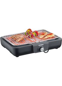 Severin Tafelgrill PG 8554 met grillrooster Snelle opwarmtijden bij een vermogen van 2300 W tafel grills zwart