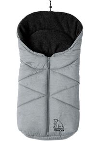 Heitmann Felle Voetenzak Eisbärchen - Kleine wintervoetsak fleece met fleece-voering, voor babyzitje, kinderwagen enz dames pantoffels grijs