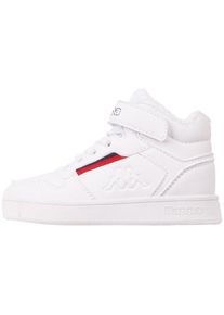 Kappa Sneakers - met knuffelig faux fur voering kinderen sportschoenen maat 21 wit