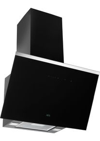 AEG Schuine wandkap DVE5661HB 942051466 Hob²Hood, 3 vermogensstanden + intensiefstand, afvoer- en recirculatiebedrijf afzuigkappen zwart