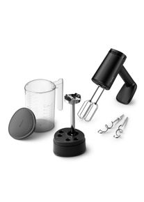 Philips Handmixer HR3781/10 5000 Series met antispraydesign en beker voor slim opbergen handmixers zwart