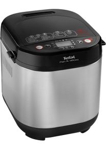 Tefal Broodbakmachine Pain & Délices, 20 bakprogramma's, 3 broodmaten en bruiningsgraden broodbakmachines zilver(kleur)
