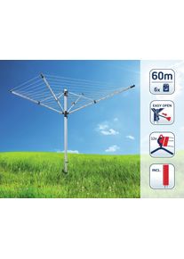 Leifheit Droogmolen LinoLift 600 QuickStart droogmolens zilver(kleur)