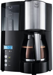Melitta Filterkoffieapparaat Optima Timer 100801, 1 l filter koffiezetapparaten zwart
