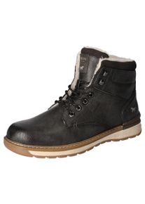 Mustang Shoes Winterlaarzen casual mode, veterschoenen, winterlaarzen met oogjes en logo-patch heren maat 45 grijs