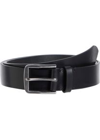 Calvin Klein Leren riem CLASSIC FLAT 35MM met gestempeld logo heren riemen maat 85 zwart