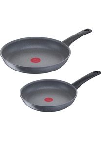Tefal Pannenset Healthy Chef Mineralia+ anti-aanbakverzegeling, thermo-signaal, inductie (set, 2-delig) pannensets