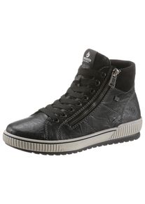 Remonte Veterschoenen platform, lace-up ankle boots, boots in crash look dames veterlaarsjes maat 40 zwart