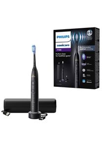 PHILIPS SONICARE Elektrische tandenborstel Series 7100 HX7421/01 met visuele drukcontrole, 7 reinigingsinstellingen, incl. reisetui mondverzorging