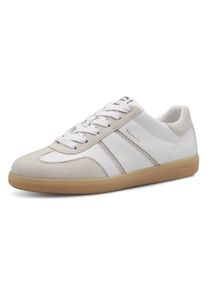 Tamaris Plateausneakers , vrijetijdsschoen, halfschoen, veterschoen met gepolsterde schacht dames lage sneakers maat 36 wit