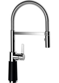 Schock Keukenkraan SC-550 Feestuitloop, straal-douche, terugstroombegrenzer, draaibereik 150&deg; keukenkranen maat - zwart