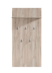 Inosign Kapstokpaneel Como, wandrek met haken, met rek Wandgarderobe, ophanghaak, in moderne kleuren, hoogte 137 cm kapstokken beige