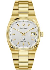 Bulova Kwartshorloge Super Seville Polshorloge, dames, herenhorloge, unisex, analoog, roestvrijstalen band dames horloges goud(kleur)