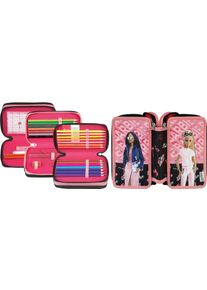 Scooli Etui Tripledecker, Barbie etuis roze