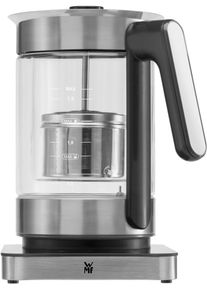 WMF Water en thee koker Lumero glazen waterkokers zilver(kleur)