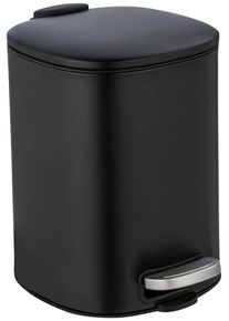 Wenko Tissue-emmer Alassio 5 liter(bxdxh: 24,5x27x20,5 cm pedaalemmers zwart