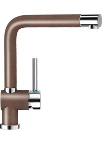 Schock Keukenkraan Piega Hogedruk, vaste uitloop, temperatuurbegrenzer, zwenkbereik 360&deg; keukenkranen bruin