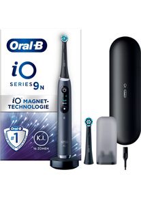 Oral-B Oral B Elektrische tandenborstel IO 9 met magneet-technologie, 7 poetsmodi, kleurendisplay & reisetui voor de lader mondverzorging zwart