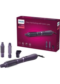Philips Stylingborstel met warme lucht AirStyler Series 3000 BHA305/00 met ionen technologie, keratine keramische coating en 3 opzetstukken